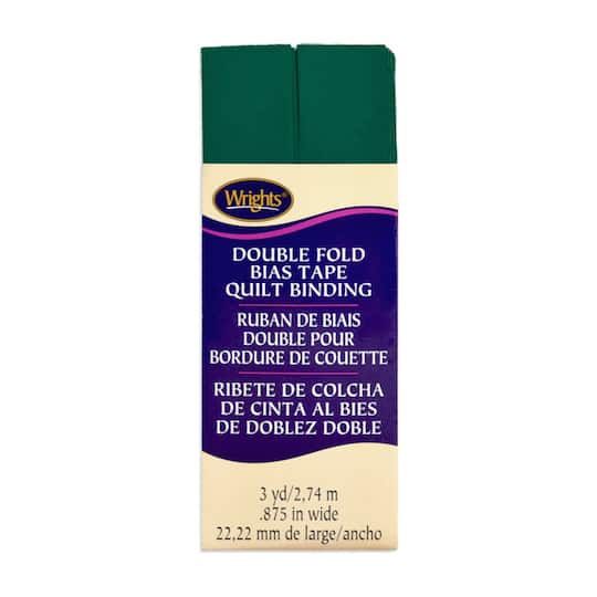 7/8" Jungle Green Double Fold Bias Tape Quilt Binding - 3 Yards